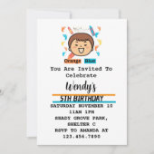 Party Einladung von Kindern (Vorderseite)