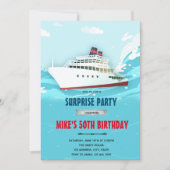 Party Einladung von Kreuzfahrtschiffen (Vorderseite)