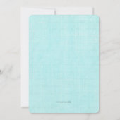 Party Einladung von niedlichem Eiscreme-Kindergebu (Rückseite)