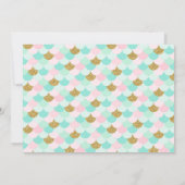 Party Einladung von niedlichem Meerjungfrau-Brautp (Rückseite)