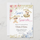 Party Einladung von Senor- oder Senoritengeschlech (Vorderseite)