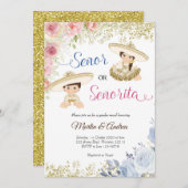 Party Einladung von Senor- oder Senoritengeschlech (Vorne/Hinten)