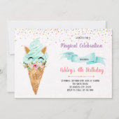 Party Einladung von Unicoreis (Vorderseite)