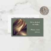 Party Einladung von Unternehmen (Vorderseite/Rückseite Beispiel)