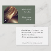 Party Einladung von Unternehmen (Vorne/Hinten)