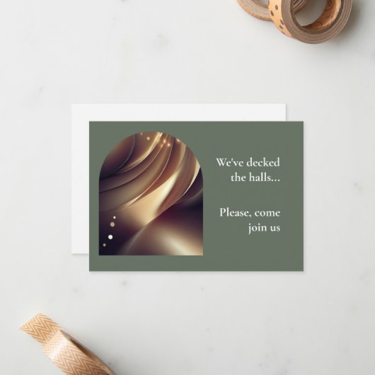 Party Einladung von Unternehmen (Vorderseite/Rückseite Beispiel)