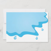 Party Einladung von Wasserwaffen (Rückseite)