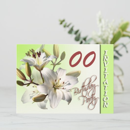 Party Einladung Vorlagen (Stehend Vorderseite)