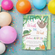 Party Einladung Warte Adoption