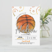 Party Einladung Wasserfarbe (Stehend Vorderseite)