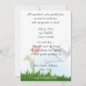 Party Einladung Whimiscal Garden Housewarming (Rückseite)