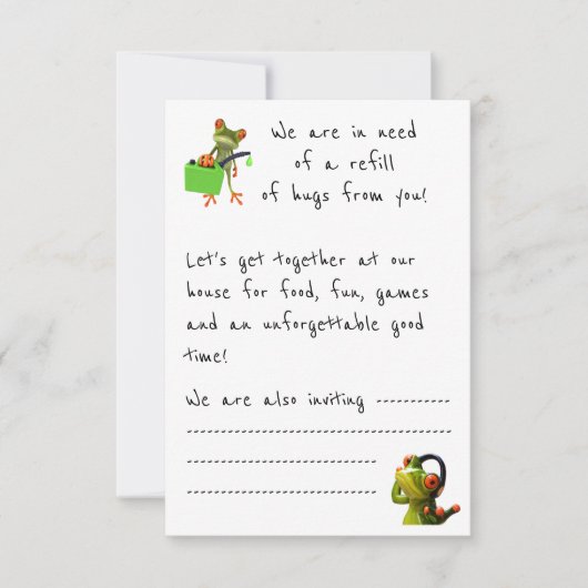 Party Einladung: "Wir brauchen mehr Schläger von d Save The Date (Vorderseite)