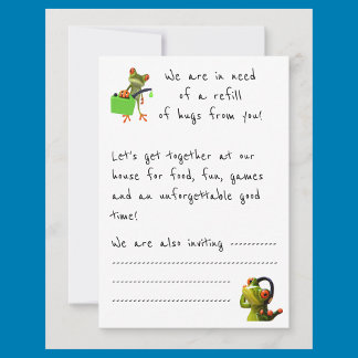 Party Einladung: "Wir brauchen mehr Schläger von d Save The Date