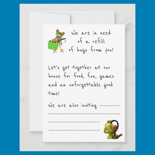 Party Einladung: "Wir brauchen mehr Schläger von d Save The Date