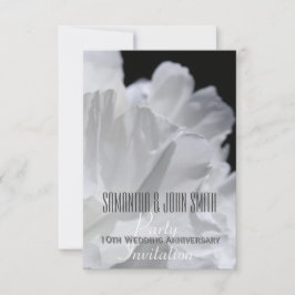 Party Einladung zum 10. Hochzeitstag, Peony 2