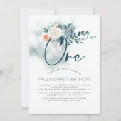 Party Einladung zum 1. Geburtstag (Vorderseite)