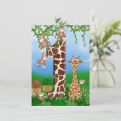 Party Einladung zum 1. Geburtstag (Stehend Vorderseite)