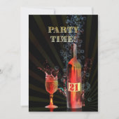 Party Einladung zum 21. (Vorderseite)