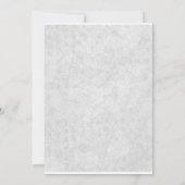 Party Einladung zum 25. Hochzeitstag (Rückseite)