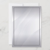 Party Einladung zum 25. Hochzeitstag (Rückseite)