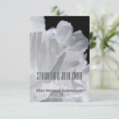 Party Einladung zum 25. Jahrestag der Hochzeit vom (Stehend Vorderseite)