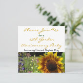 Party Einladung zum 25. Jubiläum (Stehend Vorderseite)