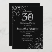Party Einladung zum 30. Geburtstag (Vorne/Hinten)