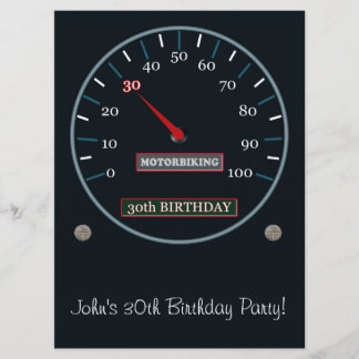 Party Einladung zum 30. Geburtstag