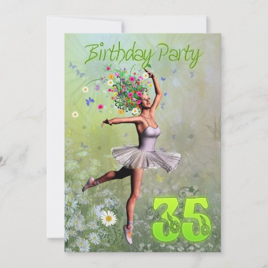 Party Einladung zum 30. Geburtstag (Vorderseite)