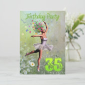 Party Einladung zum 30. Geburtstag (Stehend Vorderseite)
