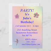 Party Einladung zum 30. Geburtstag (Rückseite)