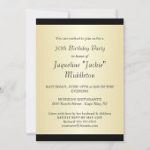 Party Einladung zum 30. Geburtstag - Foto optional (Rückseite)