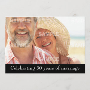 Party Einladung zum 30. Jahrestag