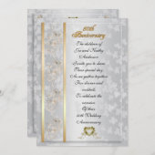 Party Einladung zum 50. Geburtstag der Eltern (Vorne/Hinten)