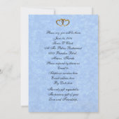 Party Einladung zum 50. Geburtstag der Eltern (Rückseite)