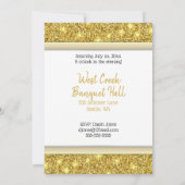 Party Einladung zum 50. Hochzeitstag (Rückseite)