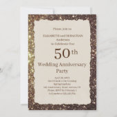 Party Einladung zum 50. Hochzeitstag Foto (Rückseite)