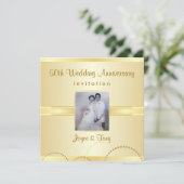 Party Einladung zum 50. Jahrestag - Foto fakultati (Stehend Vorderseite)