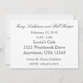 Party Einladung zum 50. Jahrestag mit Foto (Rückseite)