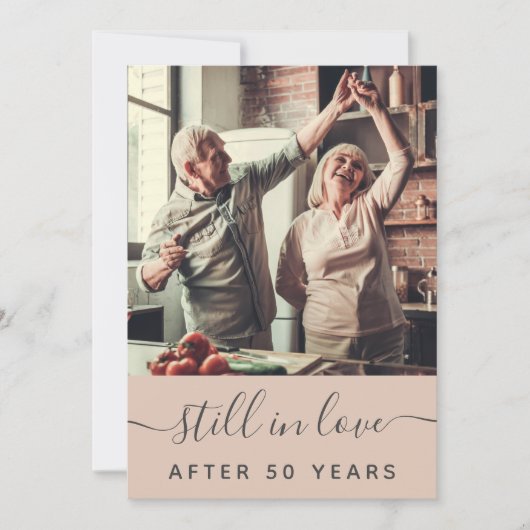 Party Einladung zum 50. Jubiläum (Vorderseite)