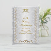 Party Einladung zum 50. Jubiläum Viktorianisch Eng (Stehend Vorderseite)