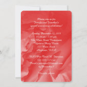 Party Einladung zum 70. Jahrestag der Hochzeit, Ro (Rückseite)