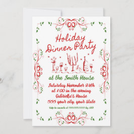 Party Einladung zum Abendessen