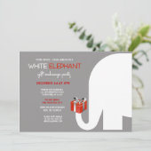 Party Einladung zum Austausch von Geschenkgutschei (Stehend Vorderseite)