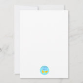 Party Einladung zum Backen (Rückseite)