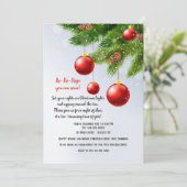 Party Einladung zum Baumschneiden (Stehend Vorderseite)