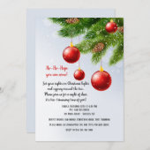 Party Einladung zum Baumschneiden (Vorne/Hinten)