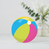 Party| Einladung zum Beach Ball (Stehend Vorderseite)