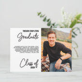 Party Einladung zum Betrachten von virtuellen Absc (Stehend Vorderseite)