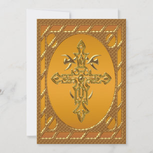 Party Einladung zum christlichen Kreuzjubiläum